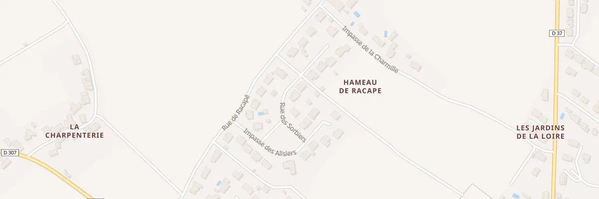 Plan du 3 Rue des Sorbiers au Landreau
