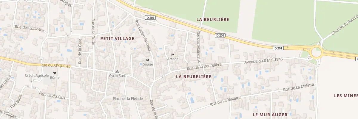 Plan du 2 Ven de la Beureliere à Sainte-Marie-de-Ré