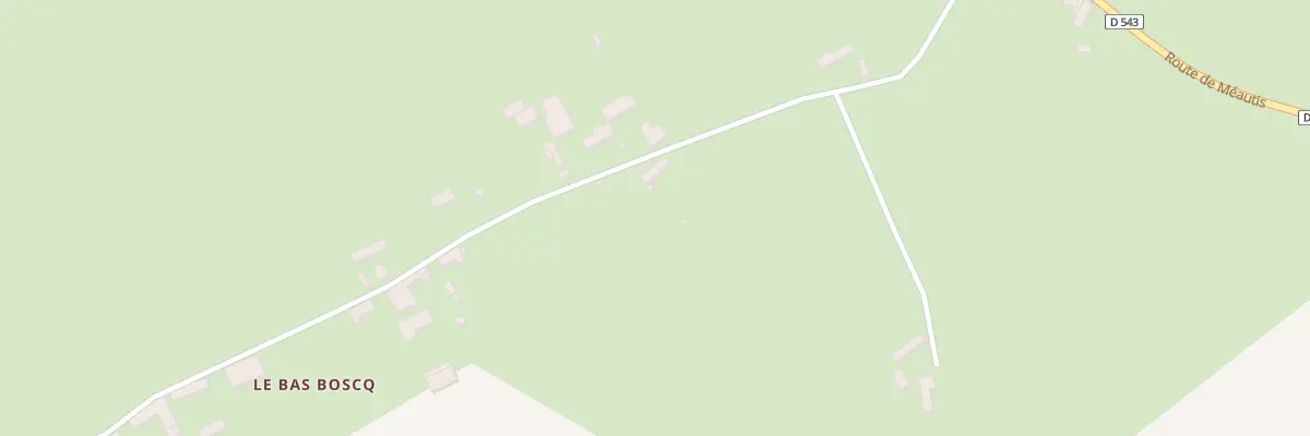 Plan du 3 Le Bas Boscq à Méautis