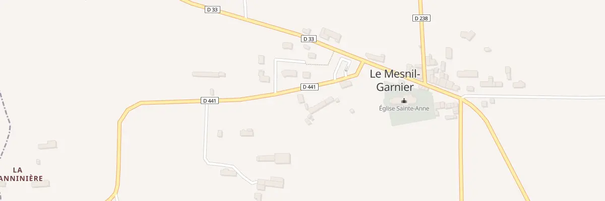 Plan du 5022 Le Bourg au Mesnil-Garnier