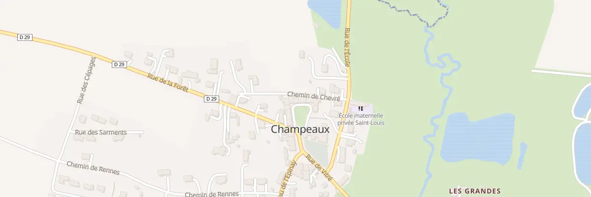 Plan du 4 Place du Cloitre à Champeaux
