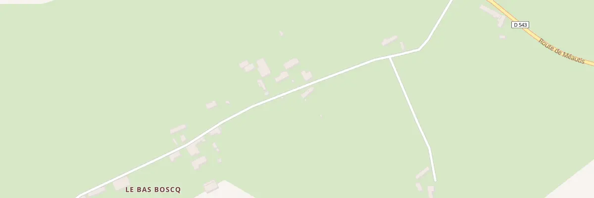 Plan du 5 Le Bas Boscq à Méautis