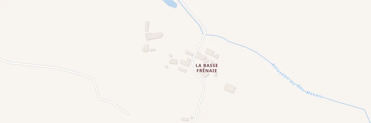 Plan du 5372 La Basse Frenaie à Visseiche