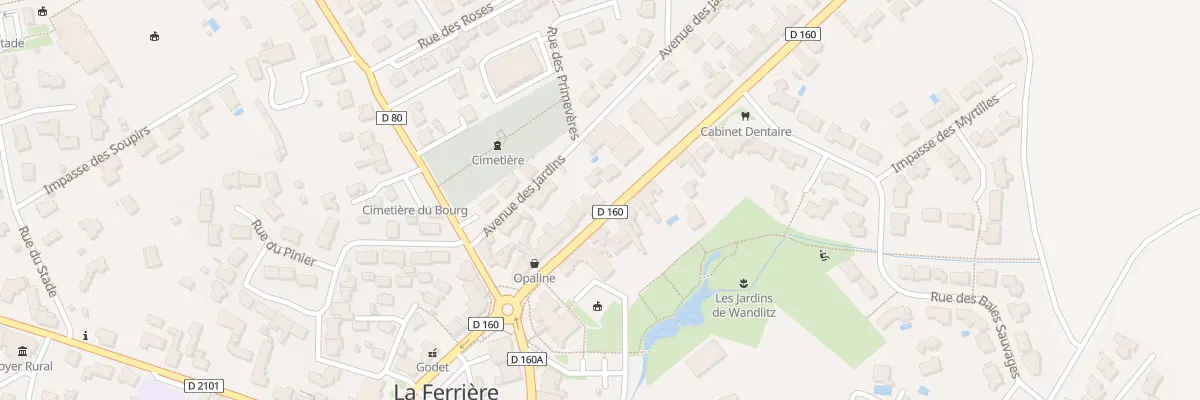 Plan du 68 Rue nationale à La Ferrière