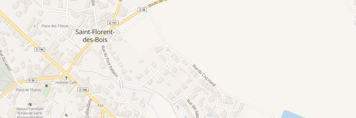 Plan du 2 Rue du coq hardi à Rives de l’Yon