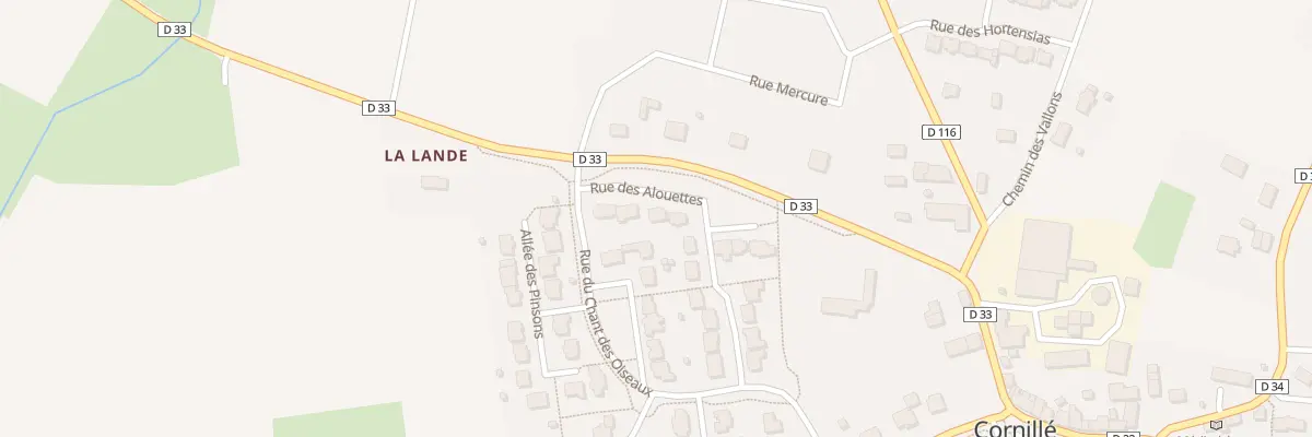 Plan du 16 Rue des Alouettes à Cornillé