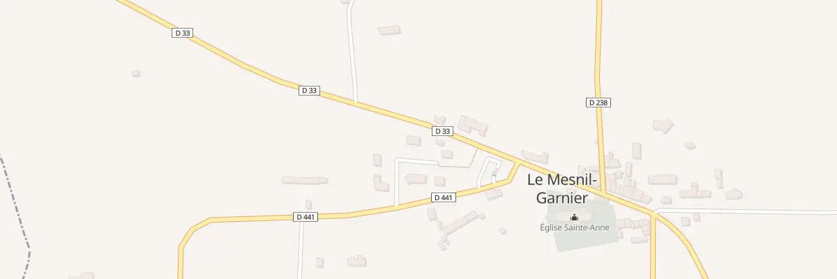 Plan du 9001 Le Bourg au Mesnil-Garnier