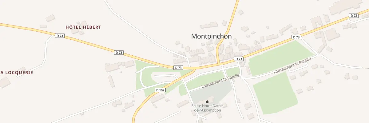 Plan du 22 Rue du Telegraphe à Montpinchon