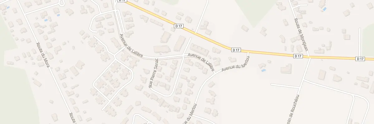 Plan du 9 Av de Lalière à Soustons