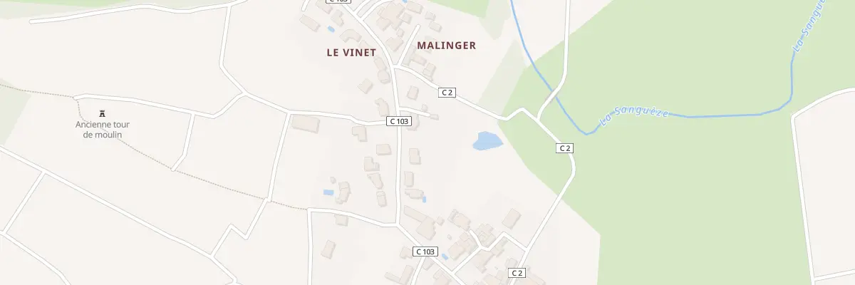 Plan du 685 Rue des Moulins à Mouzillon