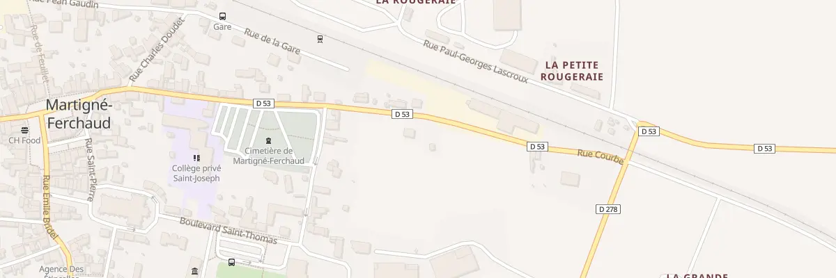Plan du 26 Rue Courbe à Martigné-Ferchaud