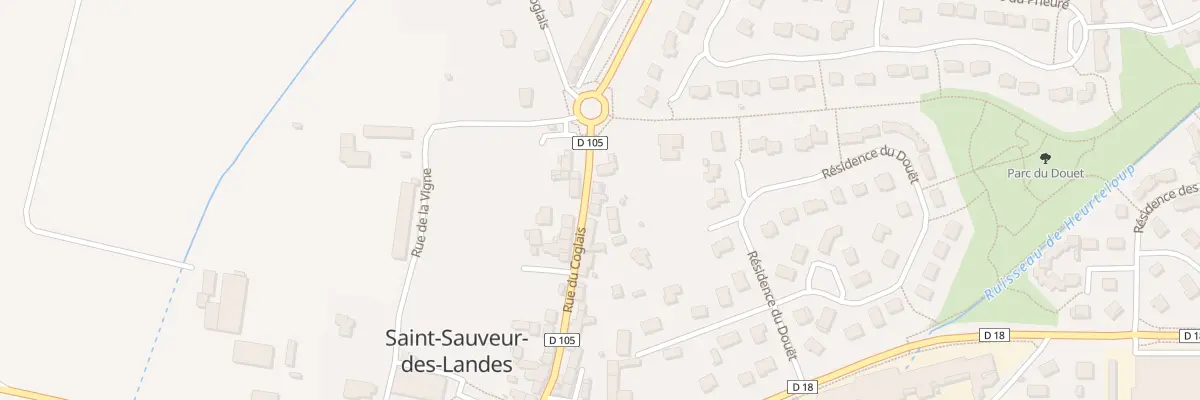Plan du 26 Rue du Coglais à Saint-Sauveur-des-Landes