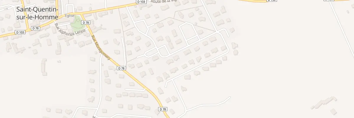 Plan du 28 Rue du Logis à Saint-Quentin-sur-le-Homme