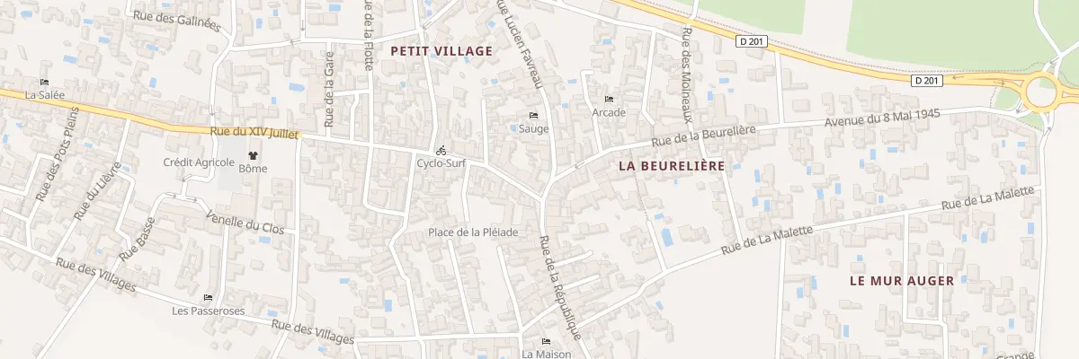 Plan du 2 Rue du Quatorze Juillet à Sainte-Marie-de-Ré