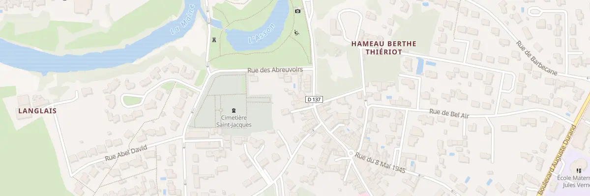 Plan du 14 Rue saint jacques à Montaigu-Vendée