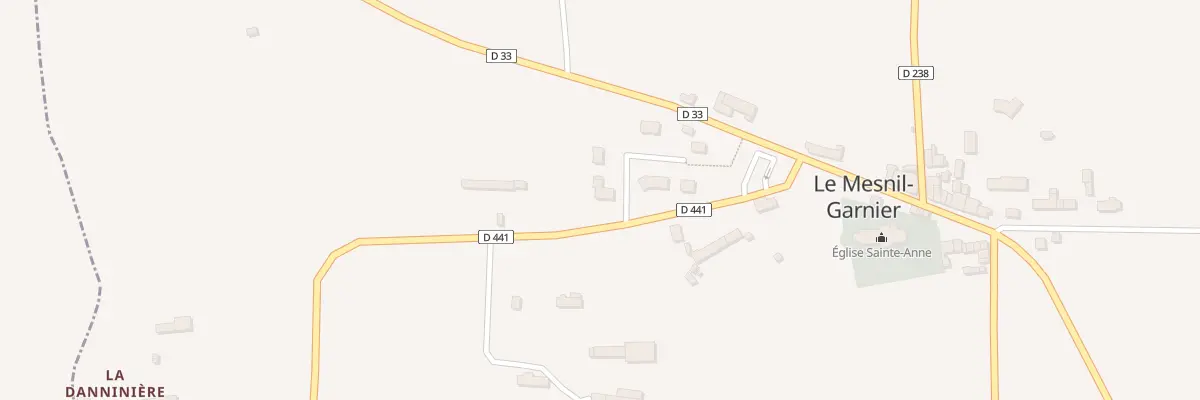 Plan du 7 Le Bourg au Mesnil-Garnier