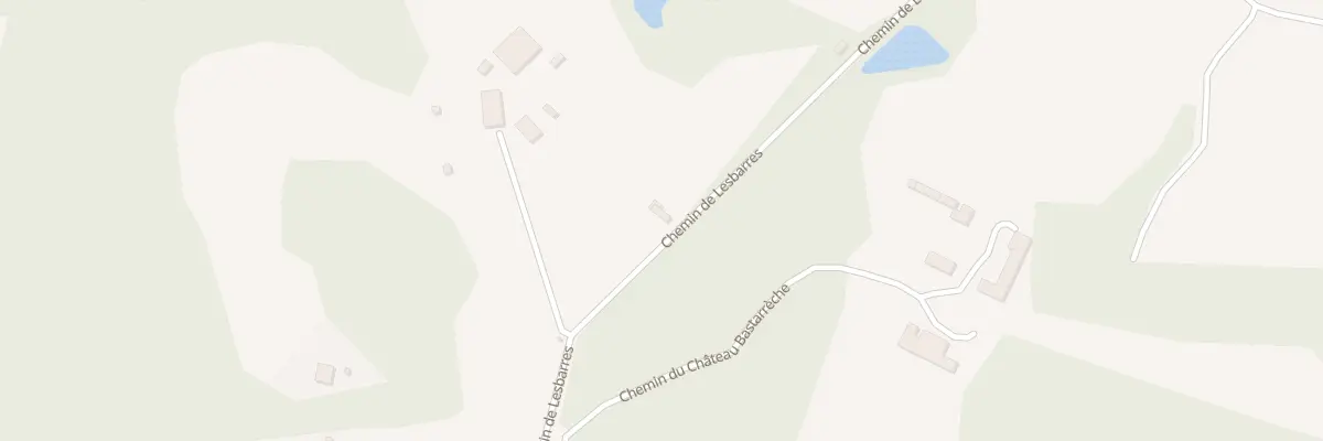 Plan du 141 Che de Lesbarres à Biaudos
