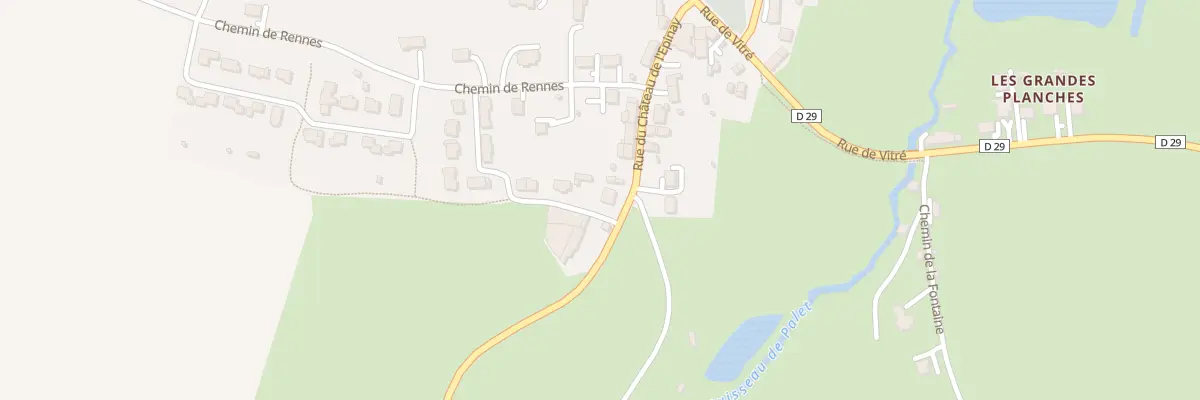 Plan du 10 Rue du Chateau de l’Epinay à Champeaux