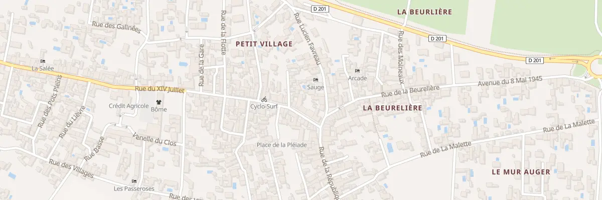Plan du 8 Rue du Quatorze Juillet à Sainte-Marie-de-Ré