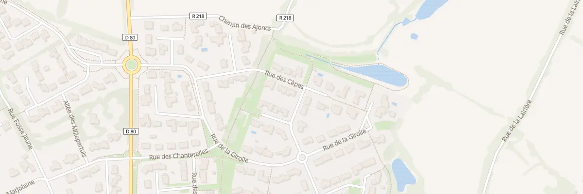 Plan du 12 Rue des cèpes à La Ferrière