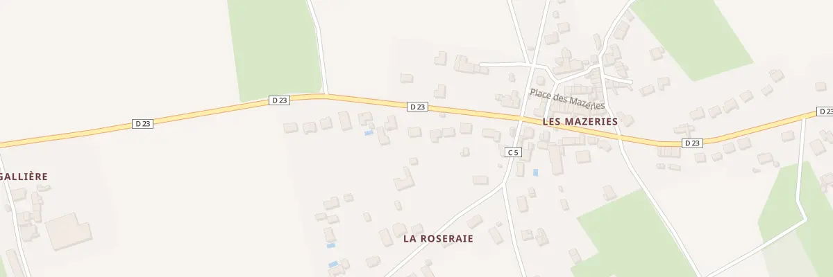 Plan du 575 Les Mazeries à Couffé