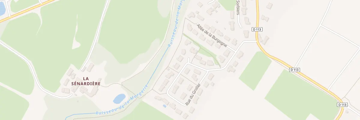 Plan du 37 Rue du Grolier à Gorges