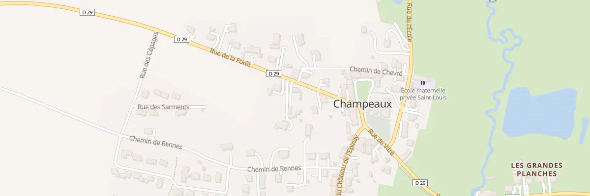 Plan du 5073 Le Bourg à Champeaux