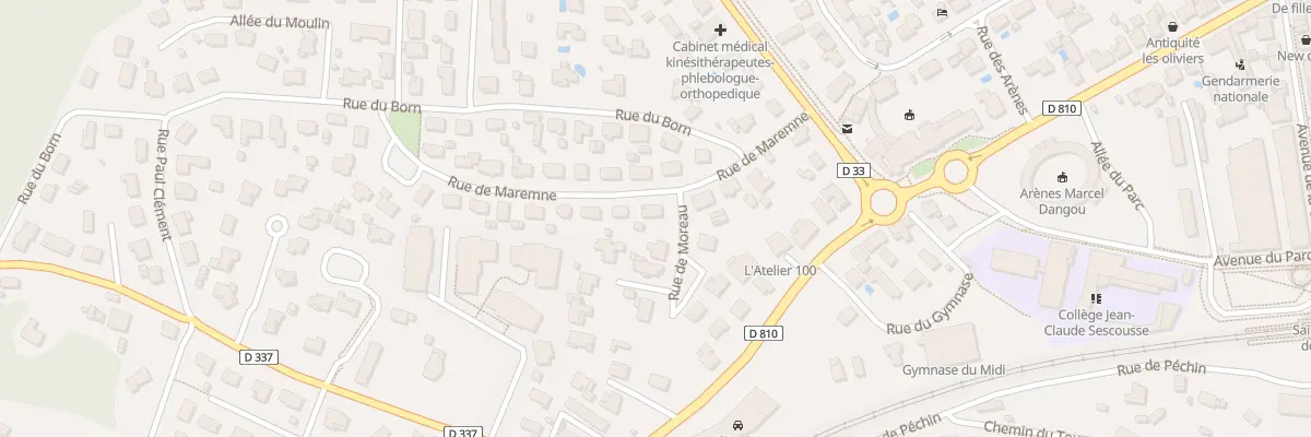 Plan du 9 Rue de Maremne à Saint-Vincent-de-Tyrosse