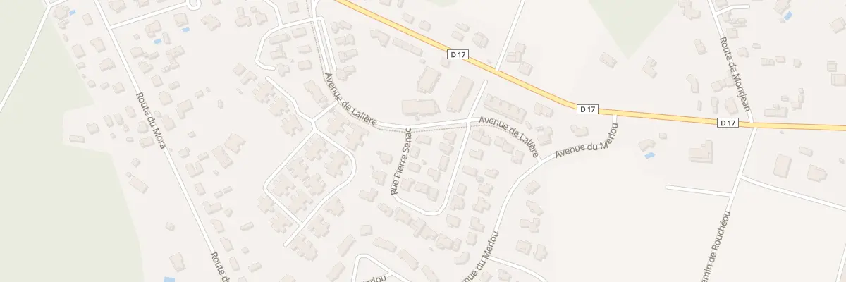 Plan du 1 Rue Pierre Sénac à Soustons