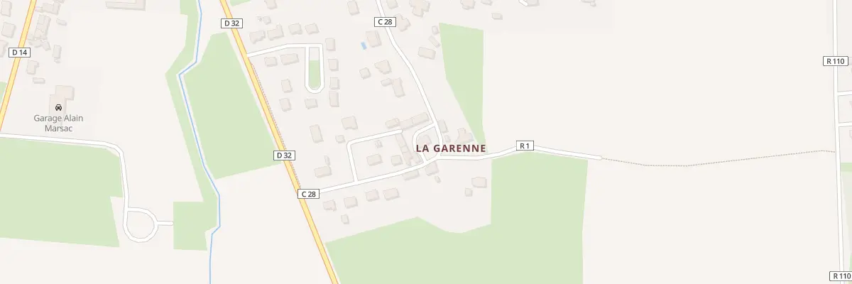 Plan du 22 Rue de la Garenne à Erbray