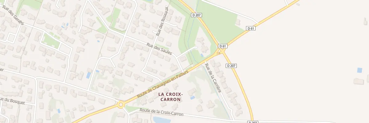 Plan du 1 Imp des Cornouillers aux Brouzils