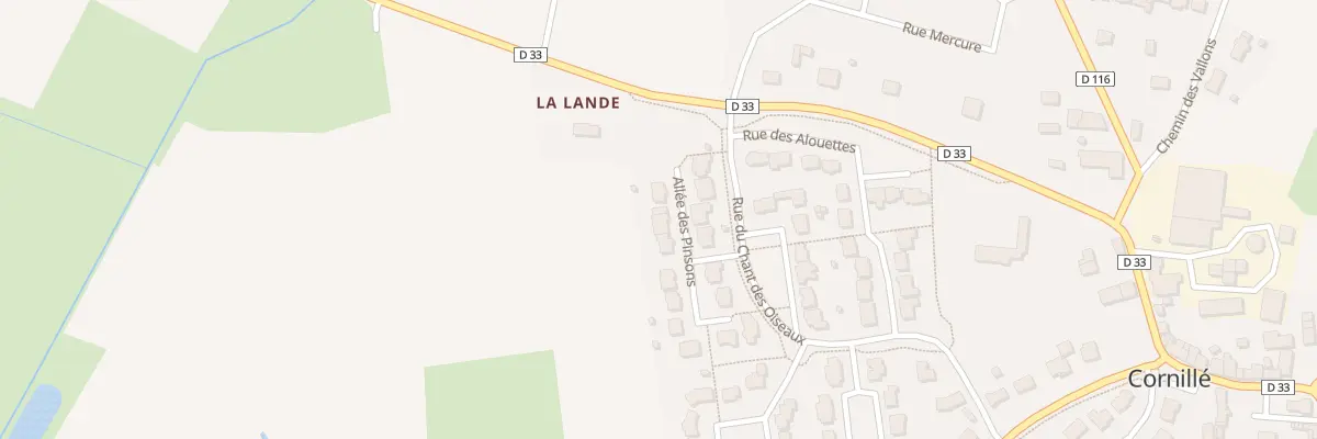 Plan du 6 Allee des Pinsons à Cornillé