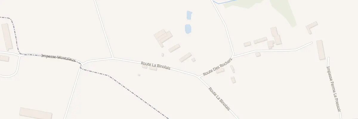 Plan du 1 La Binolais à Saint-Senier-de-Beuvron