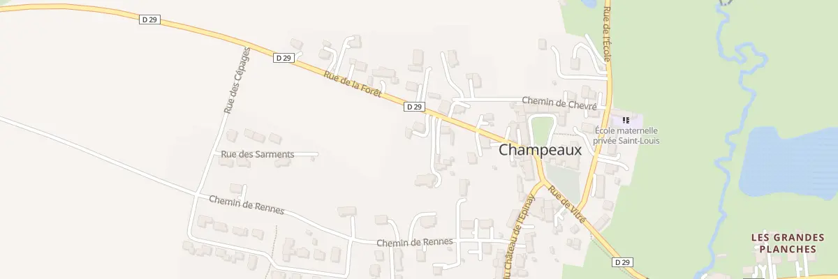 Plan du 11 Rue de la Forêt à Champeaux