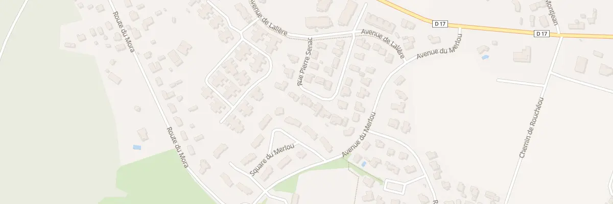 Plan du 12 Rue Pierre Sénac à Soustons