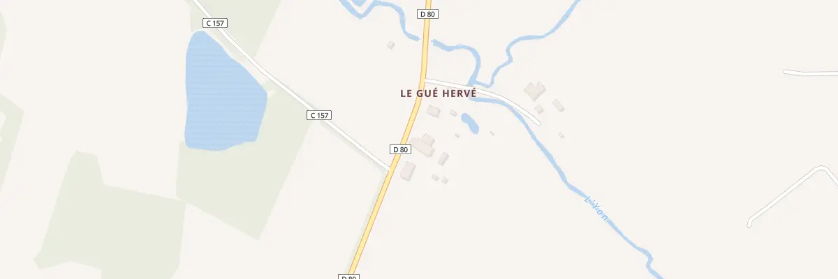 Plan du 16 Le Gué Hervé à La Ferrière