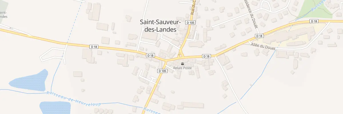 Plan du 6 Pl de l’Eglise à Saint-Sauveur-des-Landes