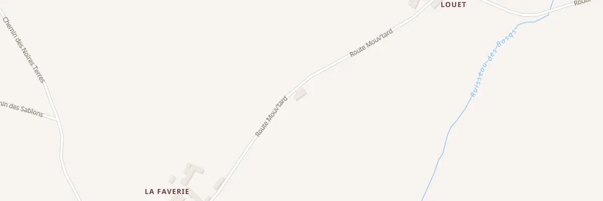 Plan du 1 La Faverie à Marchésieux