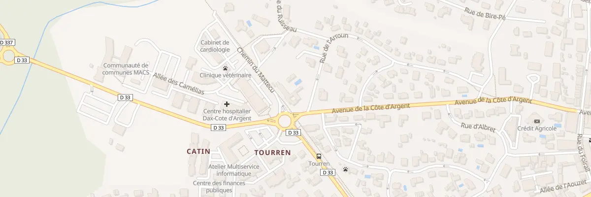 Plan du 5000F Che de Mattecu à Saint-Vincent-de-Tyrosse
