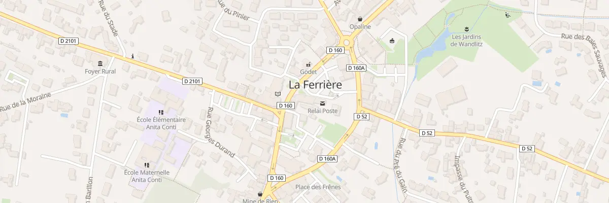 Plan du 2 Rue du bout de ville à La Ferrière