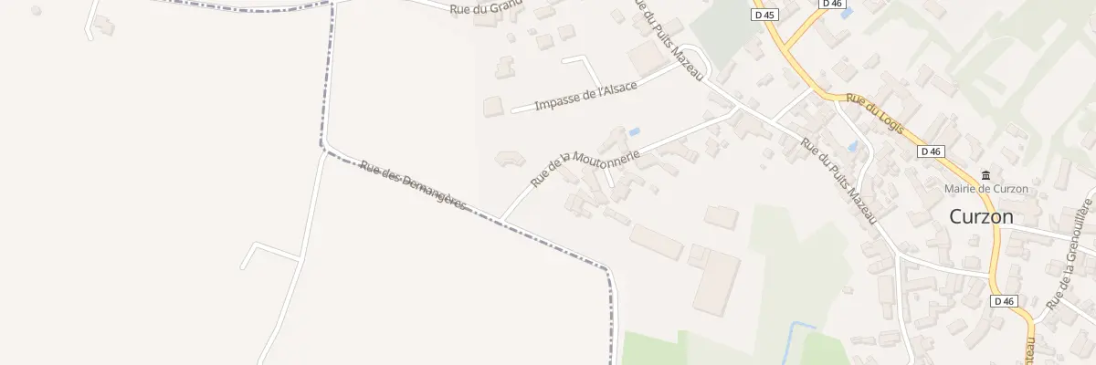 Plan du 17 Rue de la moutonnerie à Curzon