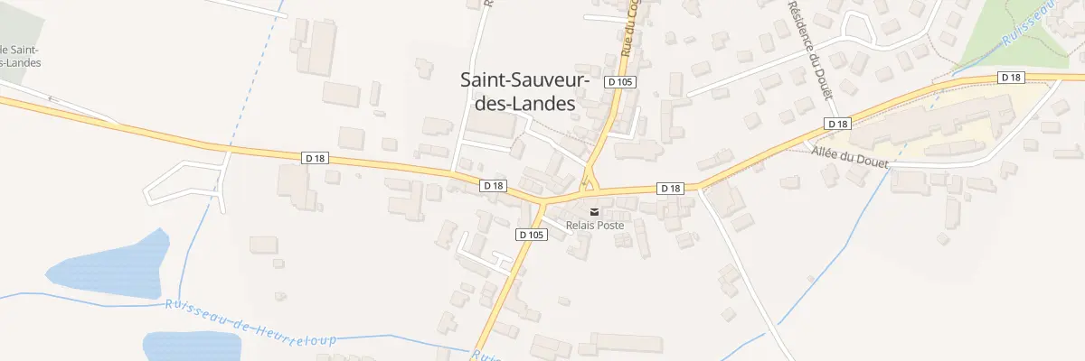 Plan du 2 Rue de Saint-hilaire à Saint-Sauveur-des-Landes