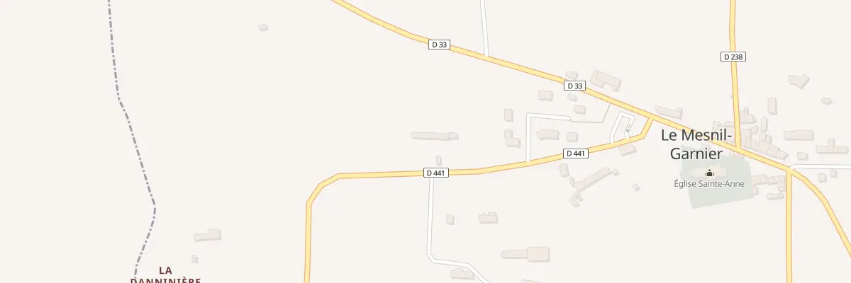 Plan du 5024 Village de la Danniniere au Mesnil-Garnier