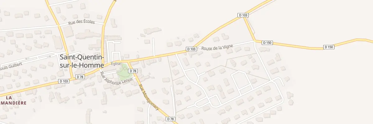 Plan du 1 Rue du Logis à Saint-Quentin-sur-le-Homme