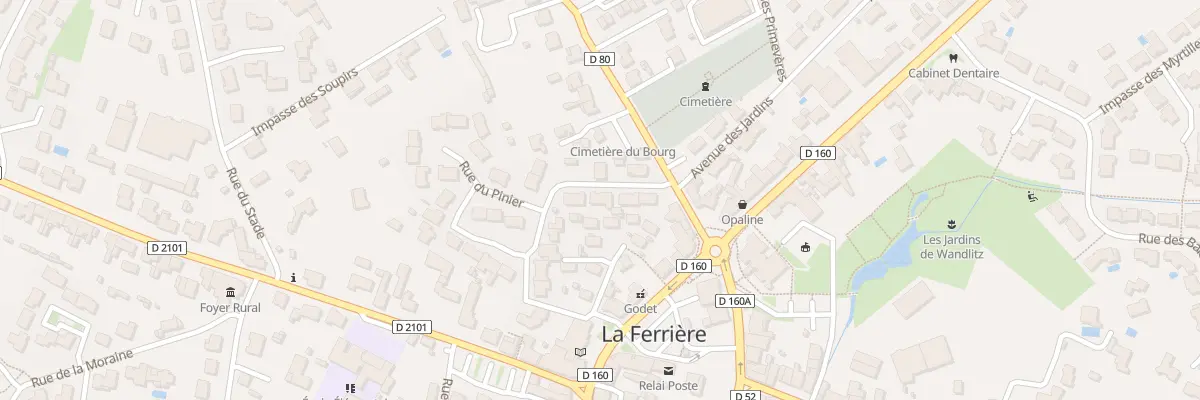 Plan du 3 Rue du pinier à La Ferrière