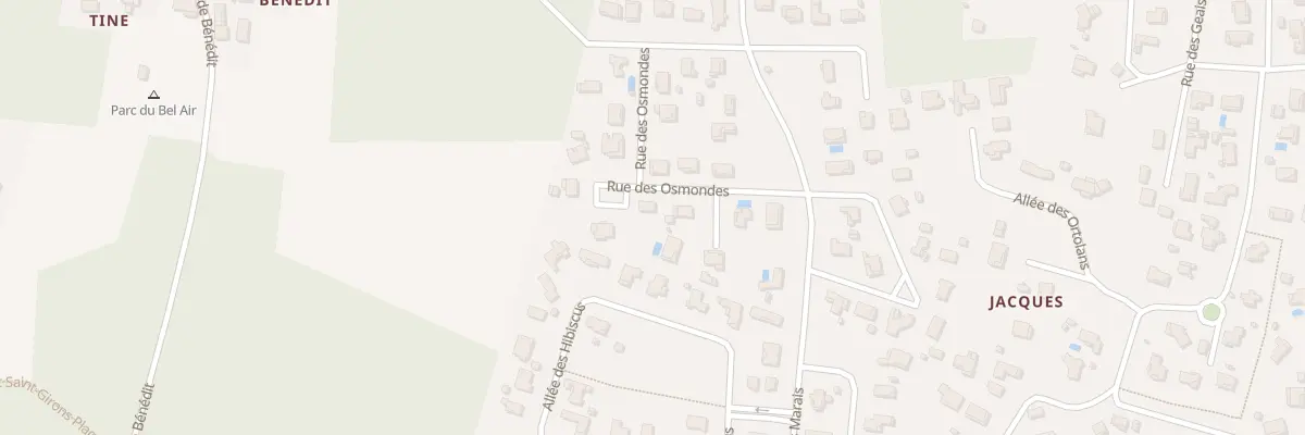 Plan du 198 Rue des Osmondes à Vielle-Saint-Girons