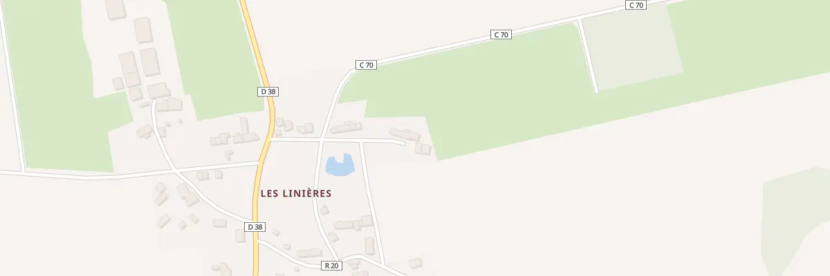 Plan du 220 Les Linières à Teillé