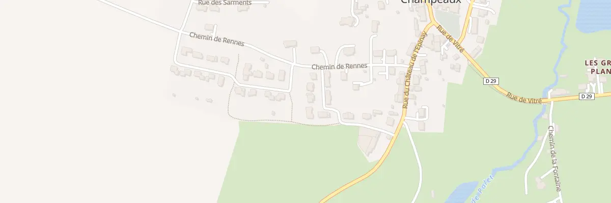 Plan du 6 Rue du Bocage à Champeaux