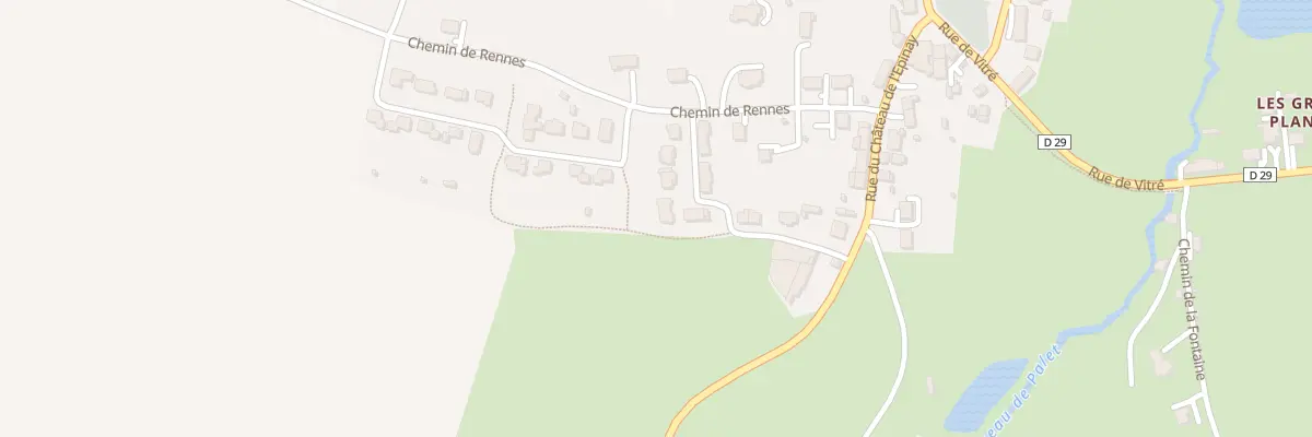 Plan du 8 Rue du Bocage à Champeaux