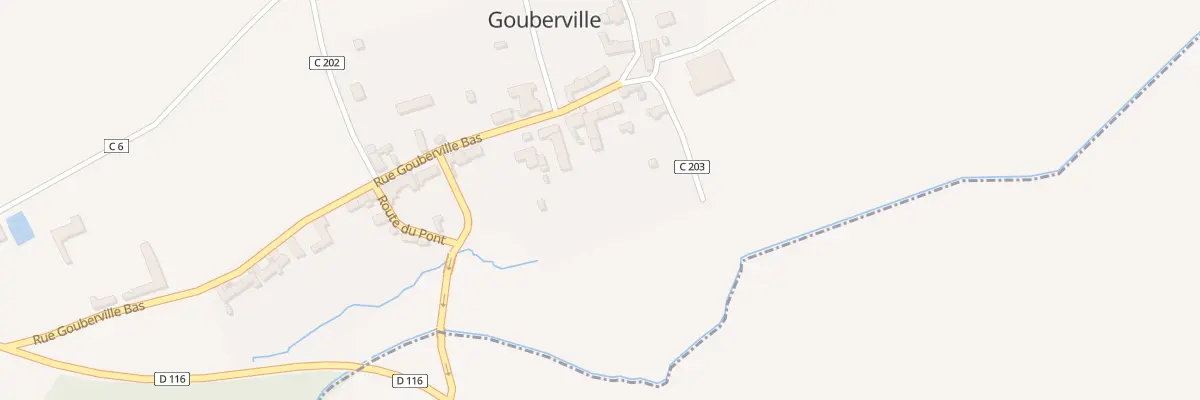 Plan du 38 Rue Gouberville Bas - Goubervi à Vicq-sur-Mer